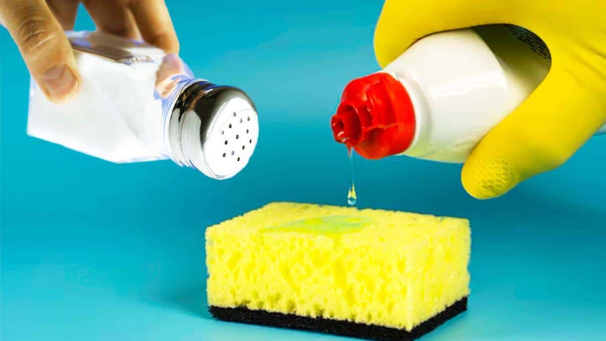 Du sel et du liquide vaisselle : la solution maison incontournable pour résoudre vos soucis de cuisine