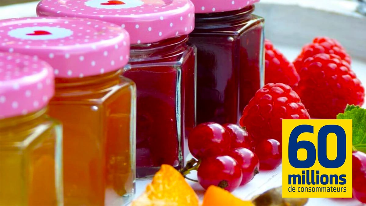 Moins de 2 €, cette confiture des supermarchés est jugée la plus saine par 60 Millions de consommateurs !