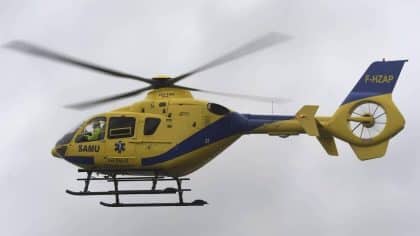 Accident de la route en Sarthe : un homme gravement blessé héliporté vers Angers