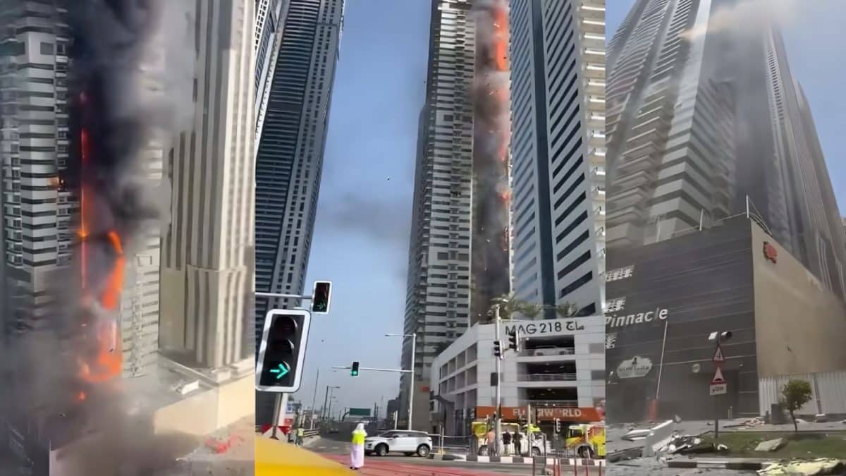 Un incendie consume un gratte-ciel de 67 étages à Dubaï